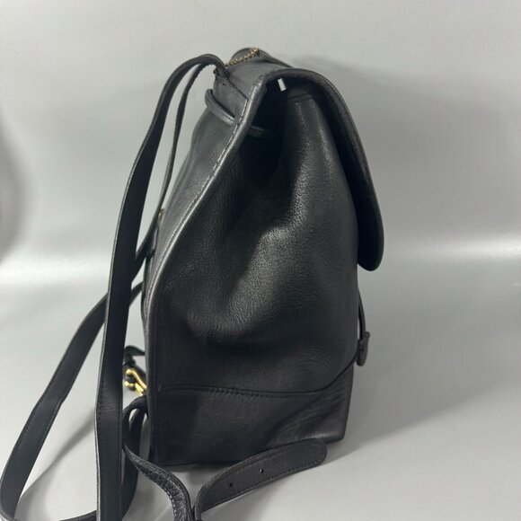 Vintage Coach 9791 Drawstring Leather Daypack Backpack - Picture 8 of 15